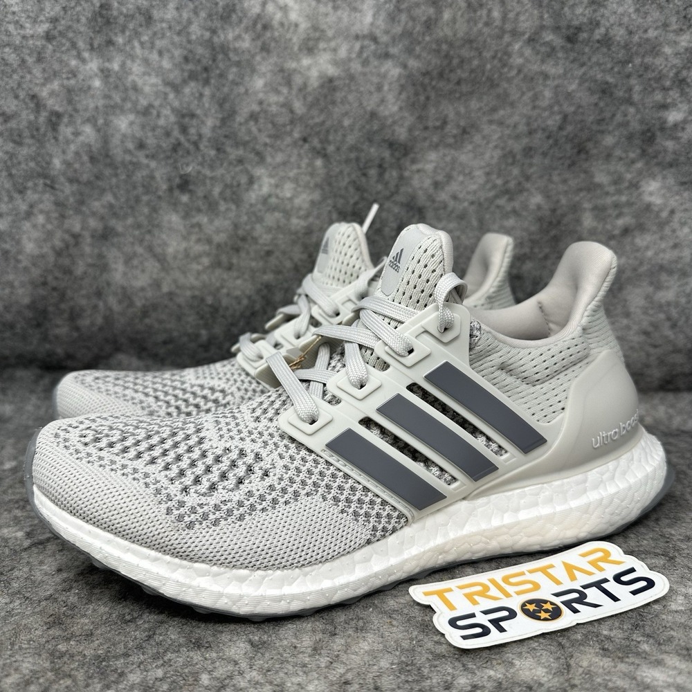 Adidas Ultraboost 1.0 Running Shoes Womens Sz 7 Grey White HQ4205